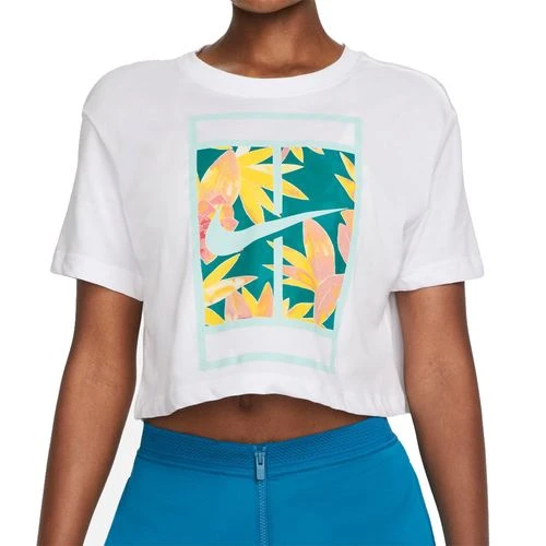 Nike Dri Fit Cropped Slam Tee Shirt - Image 3