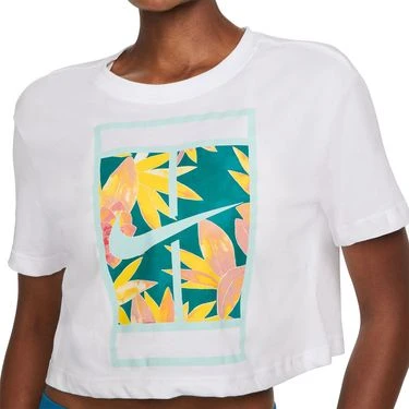 Nike Dri Fit Cropped Slam Tee Shirt - Image 2