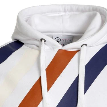 Quiet Please Retro Stripe Hoodie - Image 2