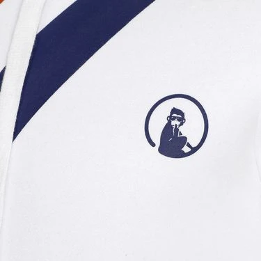 Quiet Please Retro Stripe Hoodie - Image 3